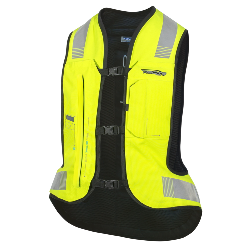 Airbagová vesta Helite e-Turtle HiVis rozšířená  HiVis žlutá  XL