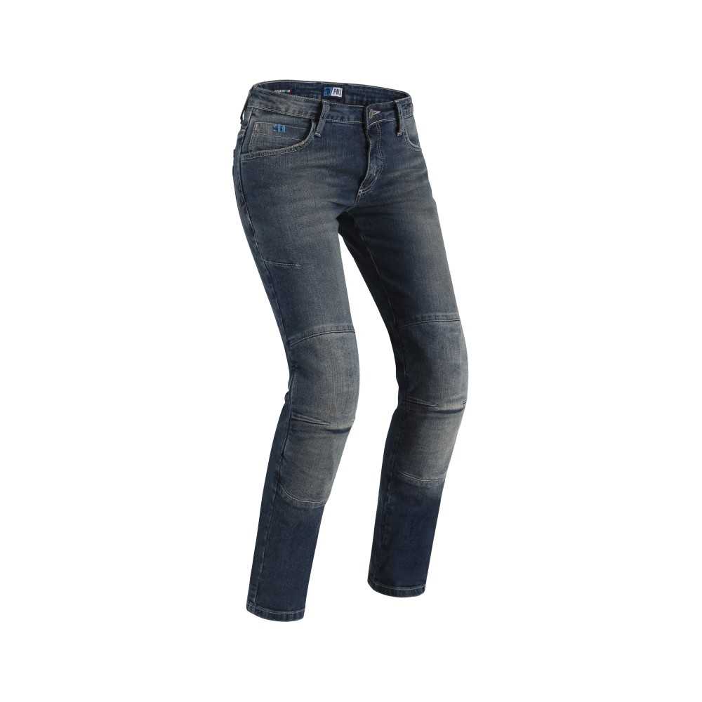 Dámské moto jeansy PMJ Florida MID CE  modrá  26