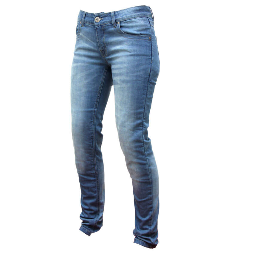 Dámské moto jeansy Spark Dafne  modrá  XL