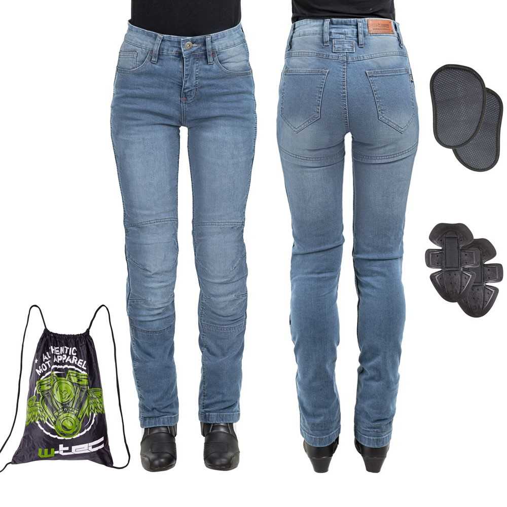 Dámské moto jeansy W-TEC Lustipa  modrá  S