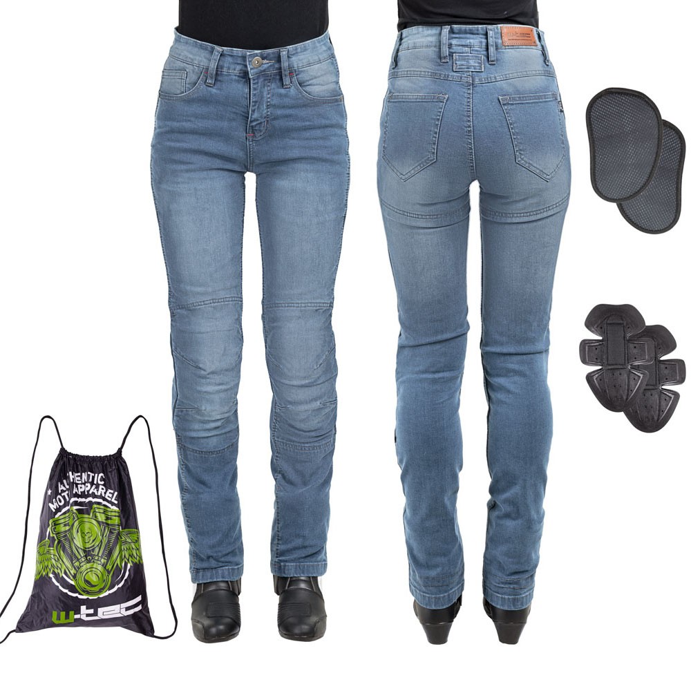 Dámské moto jeansy W-TEC Lustipa  modrá  XS