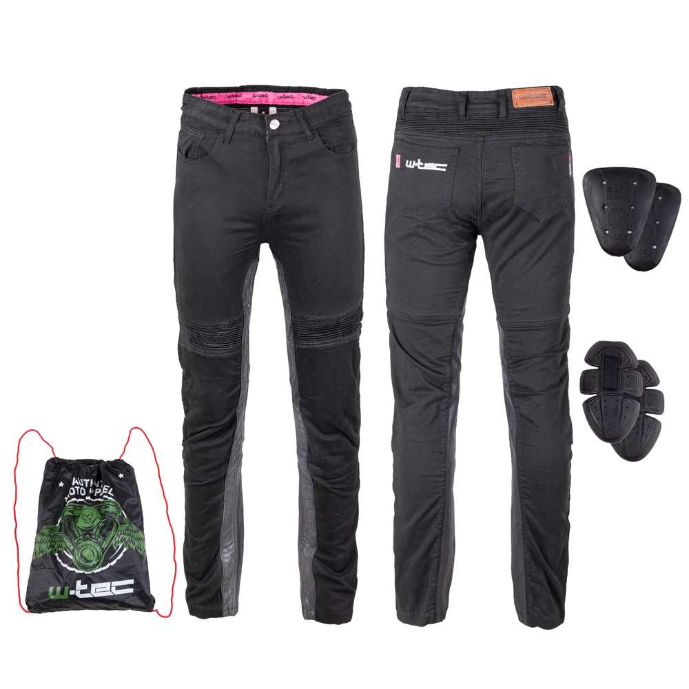 Dámské moto kalhoty W-TEC Ragana  černá  S