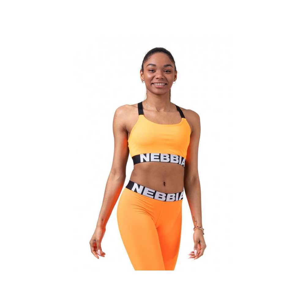 Dámský mini top Nebbia Lift Hero Sports 515  Orange  S