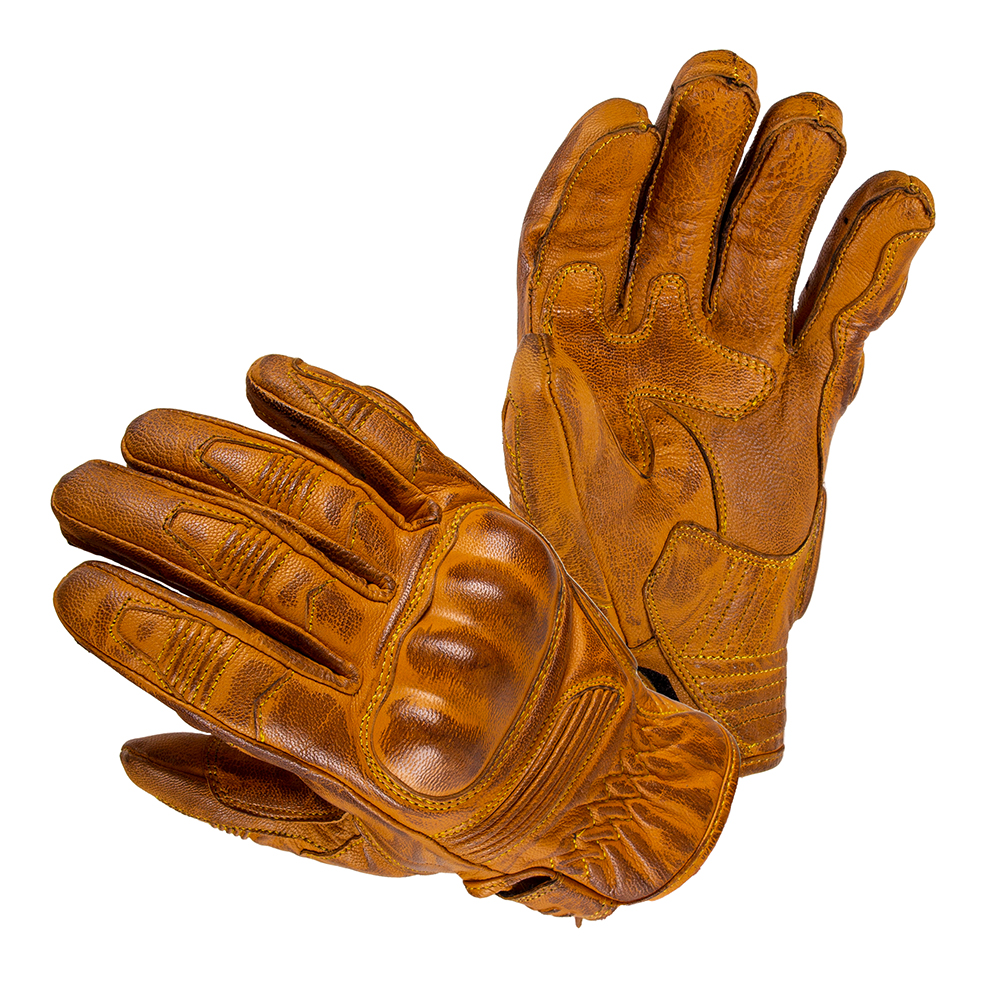 Kožené moto rukavice W-TEC Trogir  hnědá  3XL