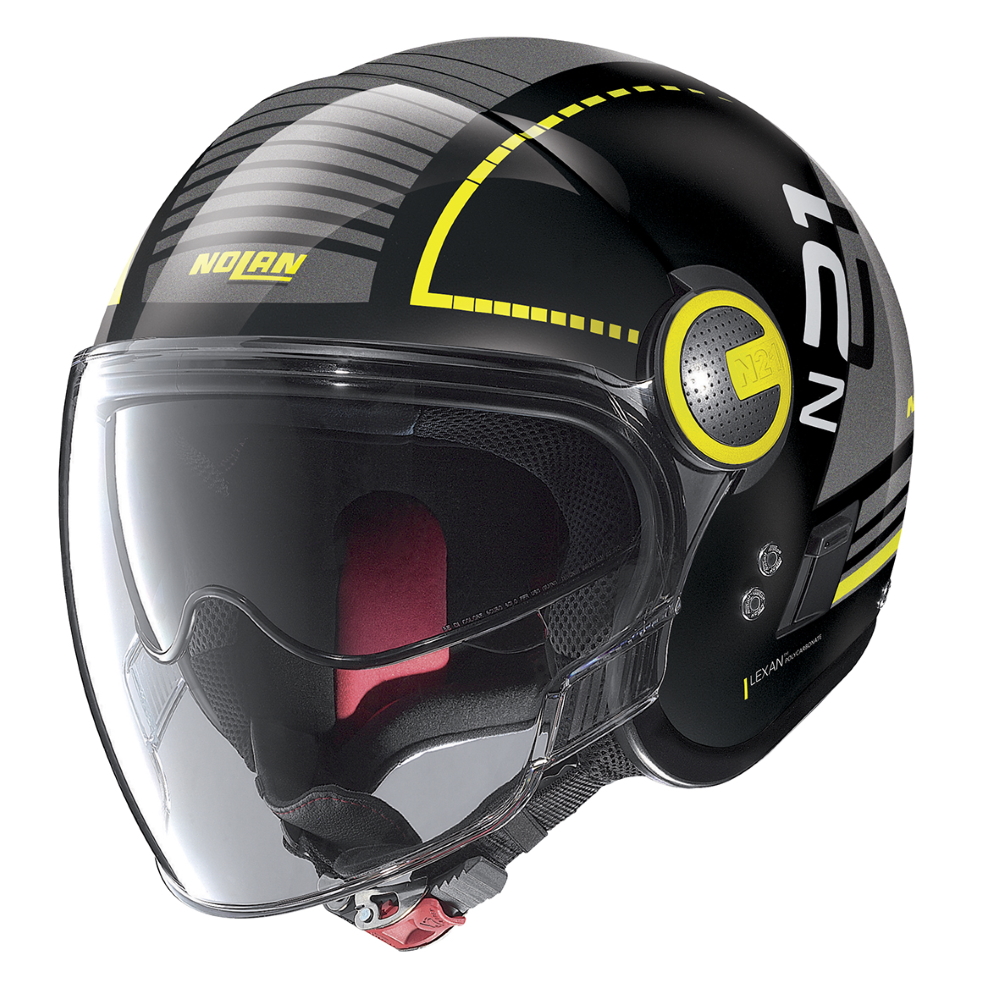 Moto helma Nolan N21 Visor Runabout  Metal Black-Yellow  L (59-60)