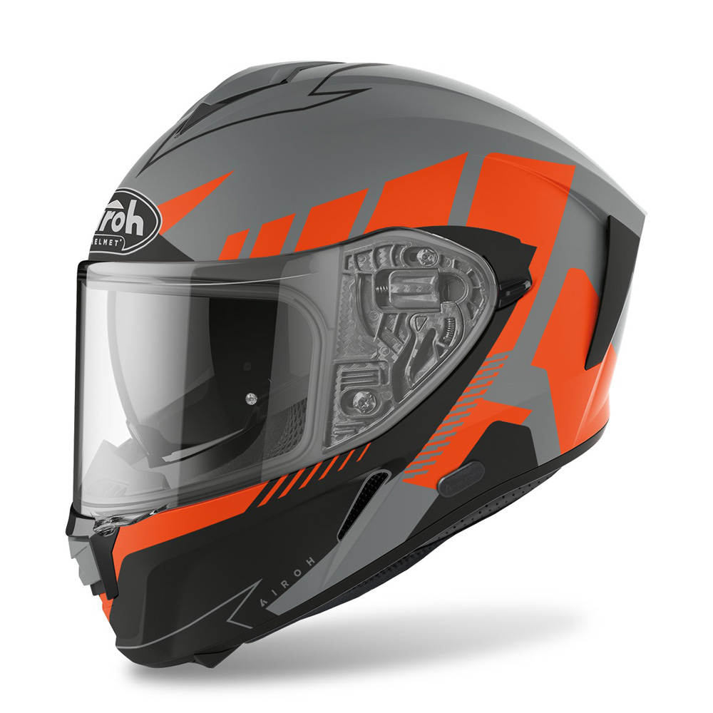 Moto přilba Airoh Spark Rise matná oranžová 2022  XXL (63-64)