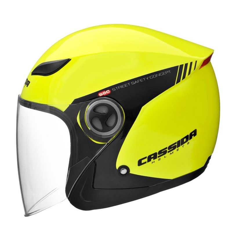 Moto přilba Cassida Reflex Safety  černá-fluo žlutá  XL (61-62)