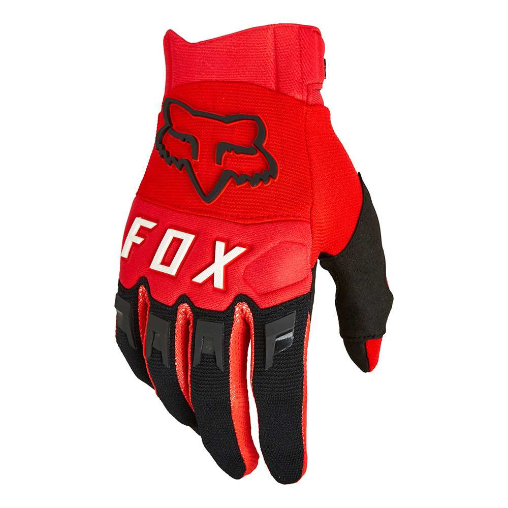 Motokrosové rukavice FOX Dirtpaw Ce Fluo Red MX22  fluo červená