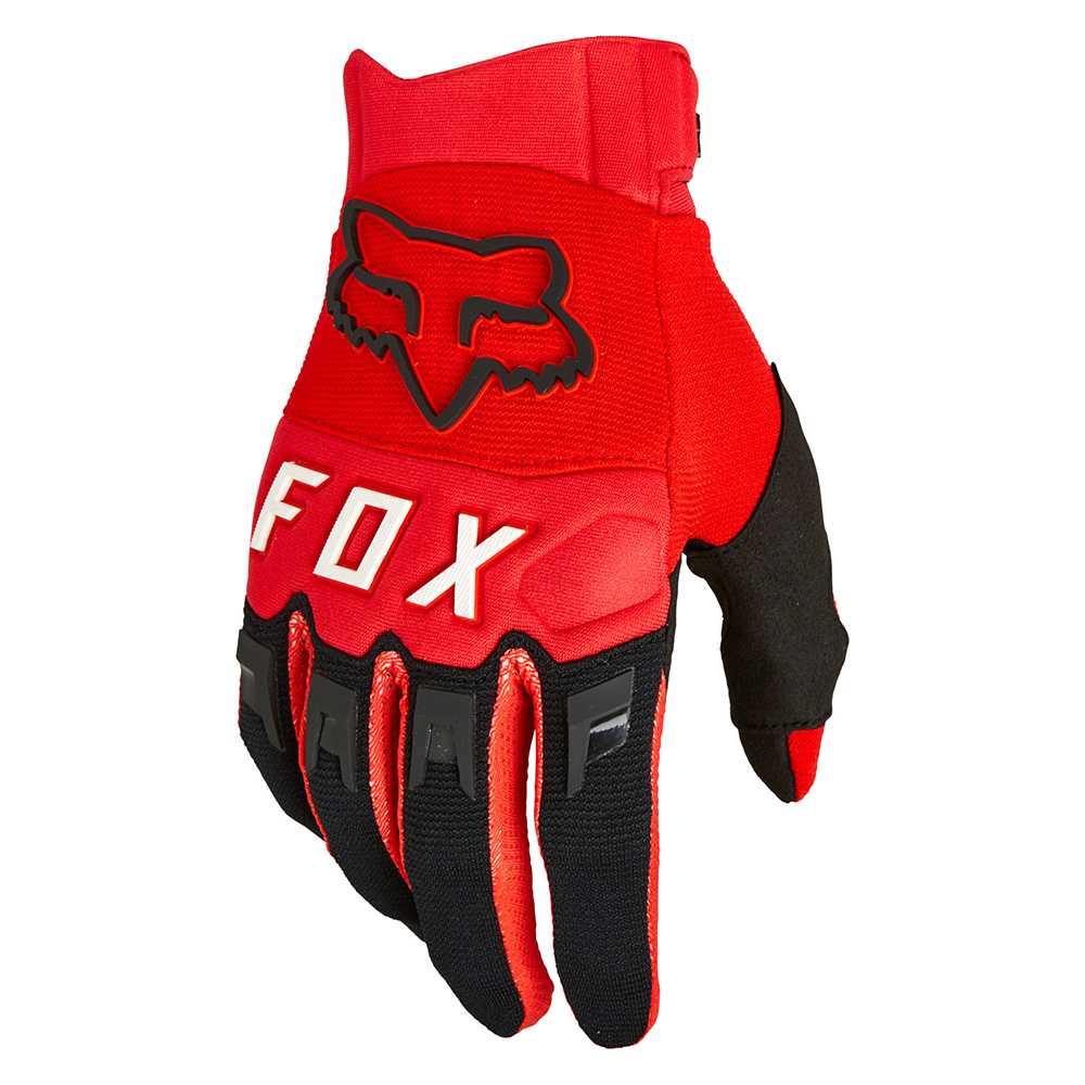 Motokrosové rukavice FOX Dirtpaw Fluo Red MX22  fluo červená  XXL