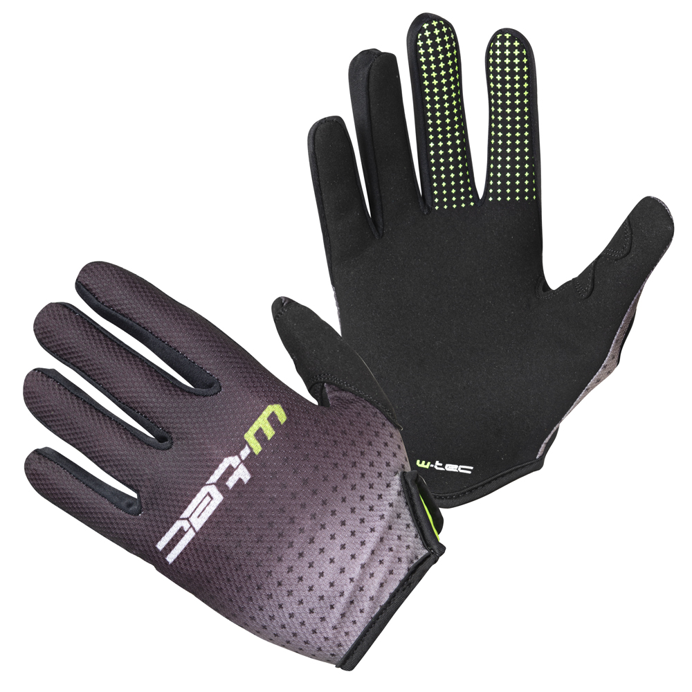 Motokrosové rukavice W-TEC Montmelo  černo-zelená  XL