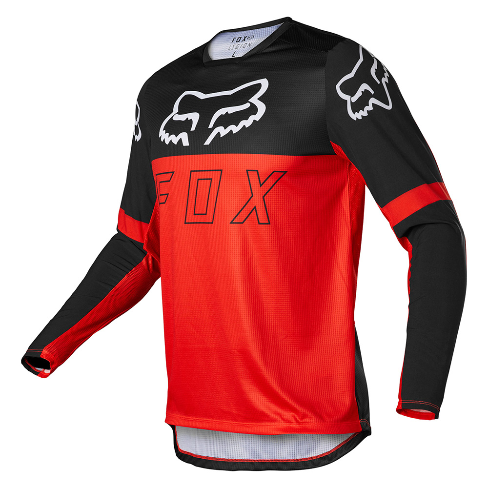 Motokrosový dres FOX Legion Lt Fluo Red MX22  fluo červená  S