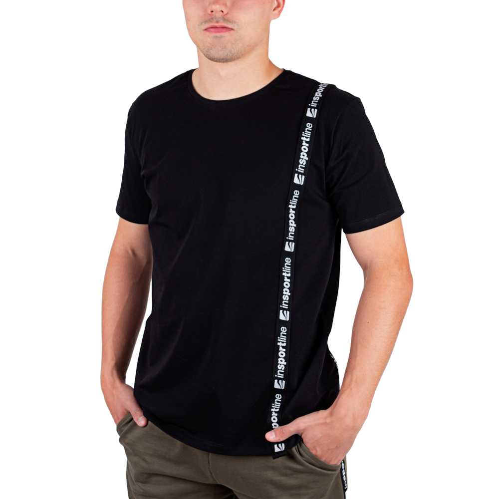 Pánské triko inSPORTline Sidestrap Man  černá  XXL
