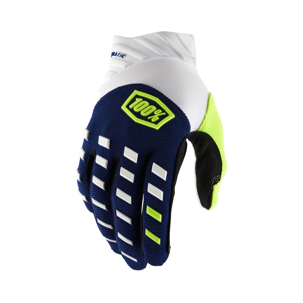 Motokrosové rukavice 100% Airmatic modrá/bílá  modrá/bílá  L