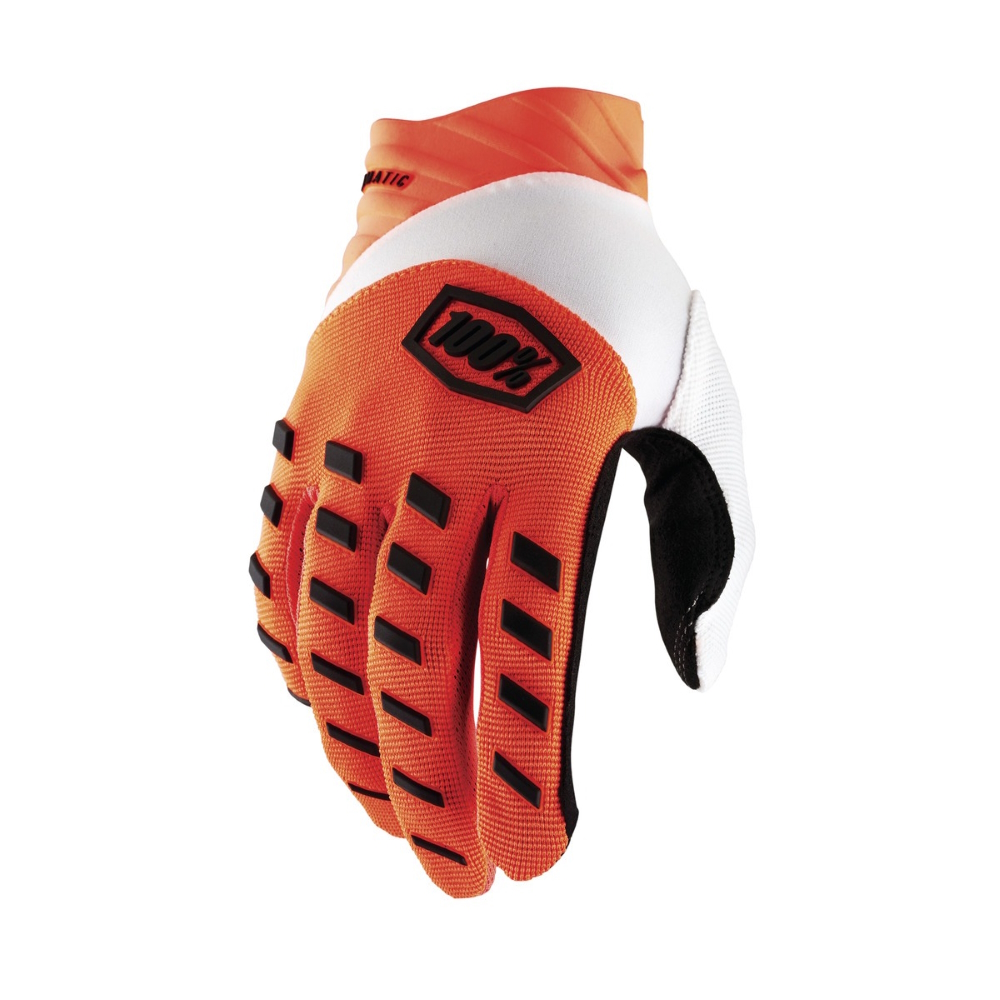 Motokrosové rukavice 100% Airmatic oranžová  oranžová  L