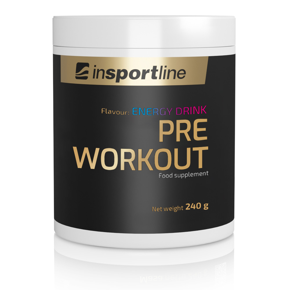 Doplněk stravy inSPORTline Pre Workout 240g  energy drink
