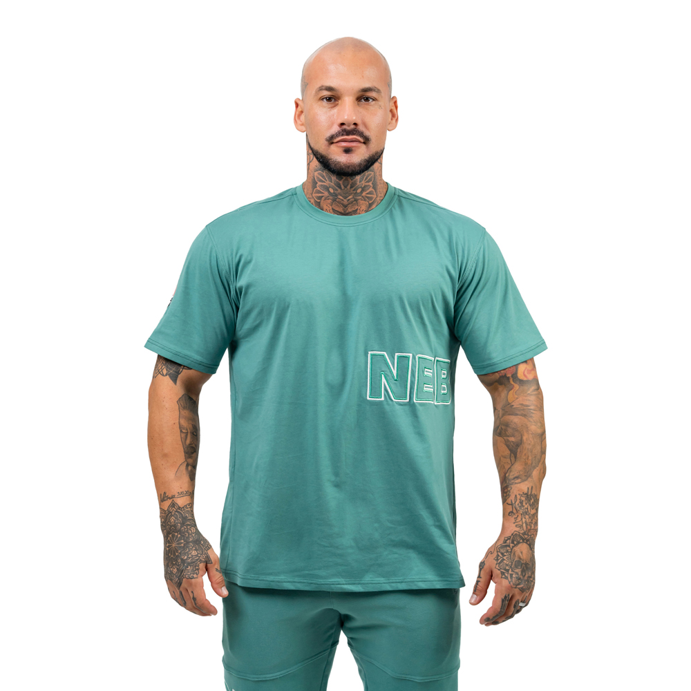 Tričko s krátkým rukávem Nebbia Dedication 709  Green  M